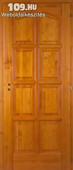 Felületkezelt fa beltéri ajtó 75x210 cm